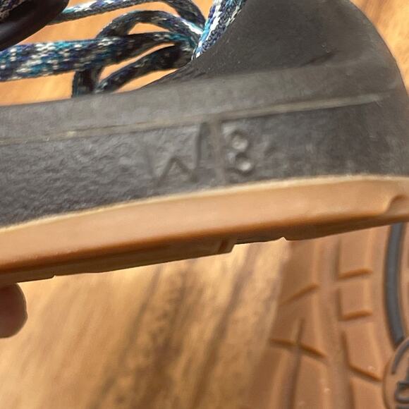 Chaco Z/Cloud X2 Sandals Womens 8 Blue Strappy Sport Sandals Walking Outdoor - Picture 8 of 8